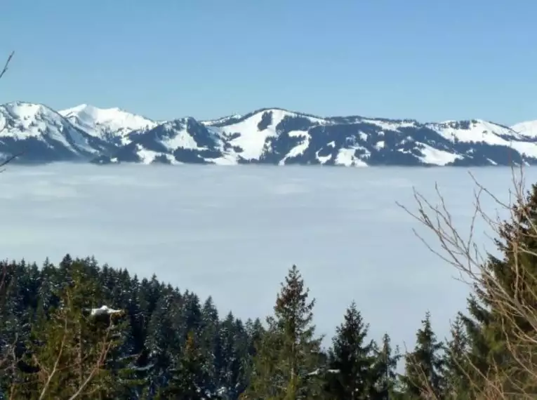 Silvester auf Schneeschuhen im Allgäu