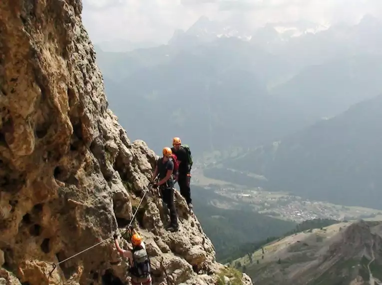 Mittelschwere Rosengarten Klettersteigwoche