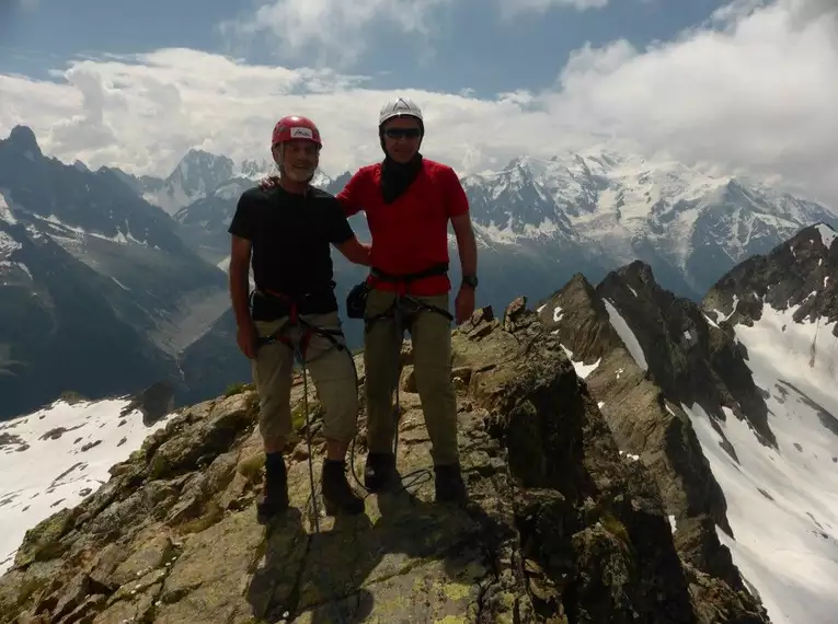 Mont Blanc - mit La Tresenta  und Gran Paradiso