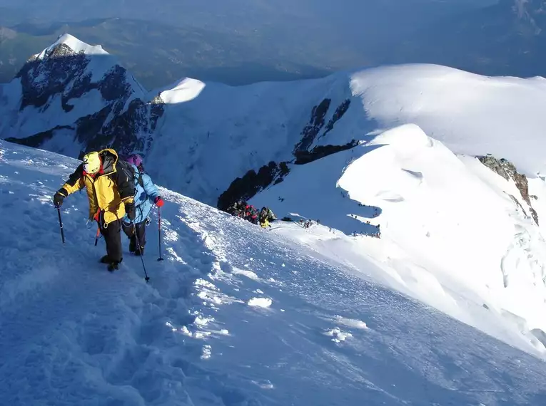 Mont Blanc - mit La Tresenta  und Gran Paradiso