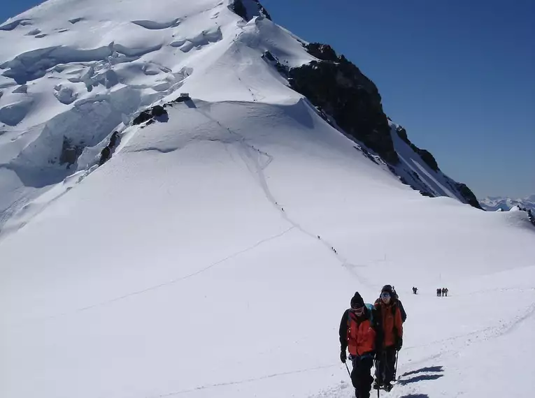 Mont Blanc - mit La Tresenta  und Gran Paradiso