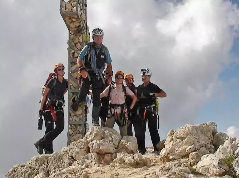 Mittelschwere Rosengarten Klettersteigwoche