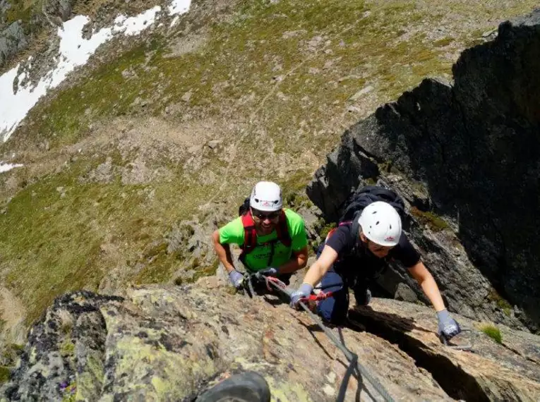 Klettersteigtour für Anfänger im Stubai