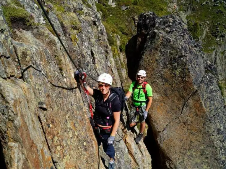 Klettersteigtour für Anfänger im Stubai