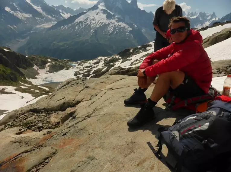 Mont Blanc - mit La Tresenta  und Gran Paradiso