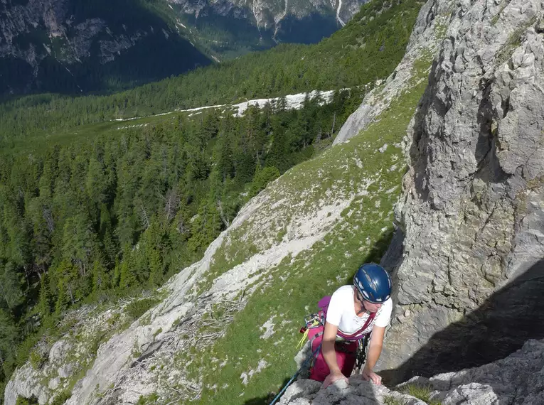 Aufbaukurs Klettern in Kleingruppen