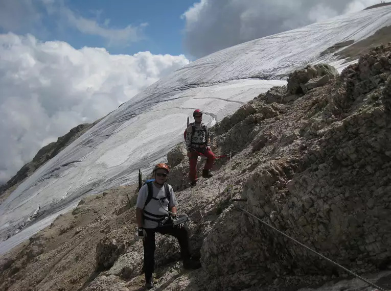 Klettersteigwoche Sella - mit Marmolatabesteigung