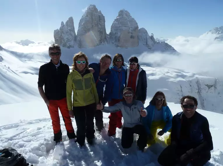 Anspruchsvolle Skitourendurchquerung der Dolomiten 