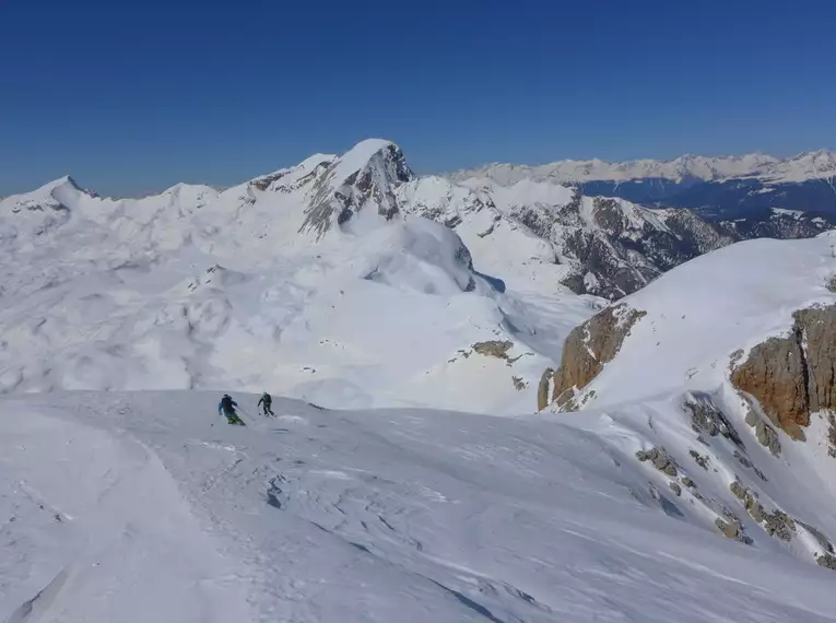 Einwöchige Dolomiten-Skidurchquerung