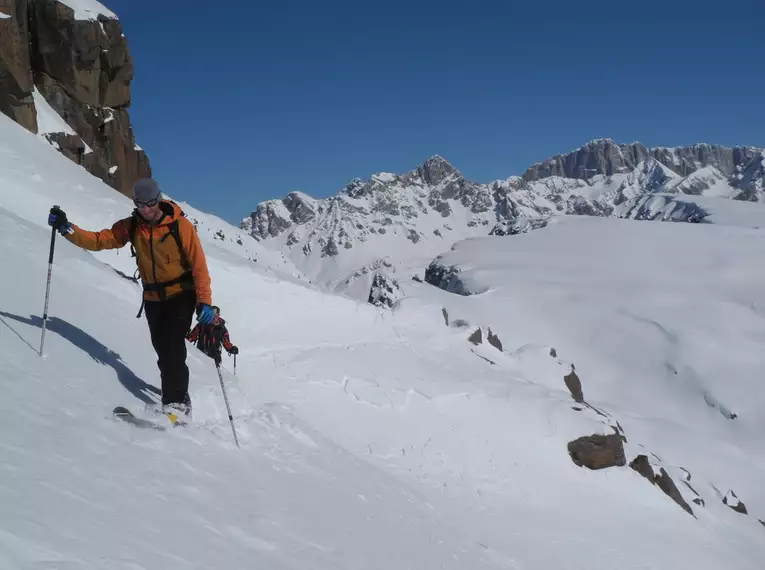 Einwöchige Dolomiten-Skidurchquerung