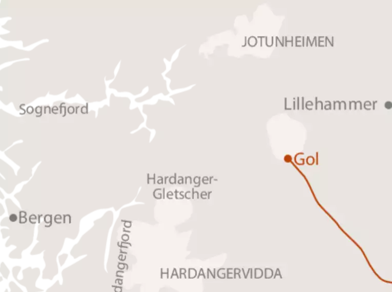 Silvester in den Bergen Norwegens