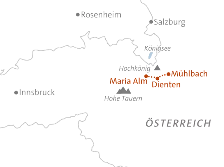 Individuelle Wanderwoche entlang des Salzburger Almenwegs