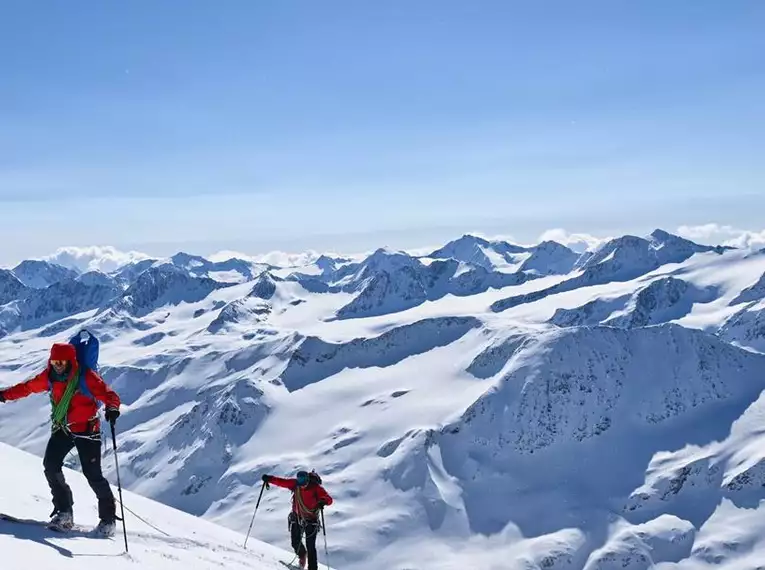 Skitouren rund um die Langtalereckhütte