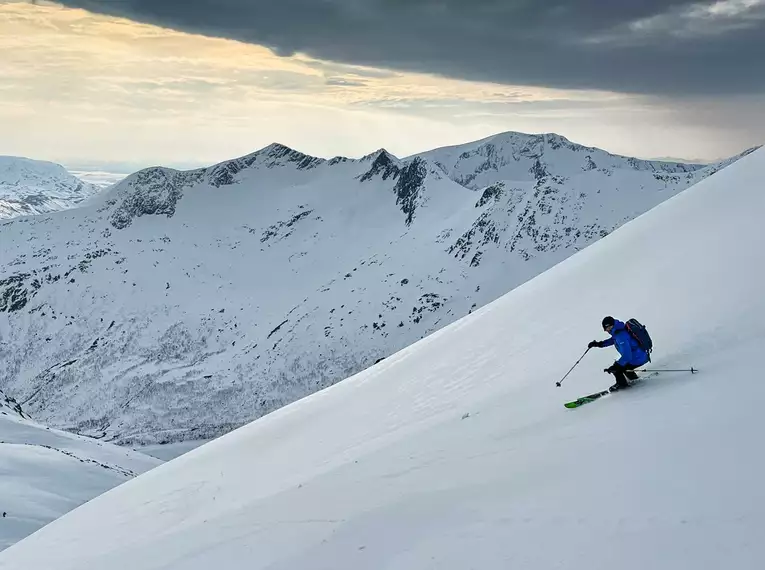 Skitouren Kvaløya - Norwegen's Geheimtipp