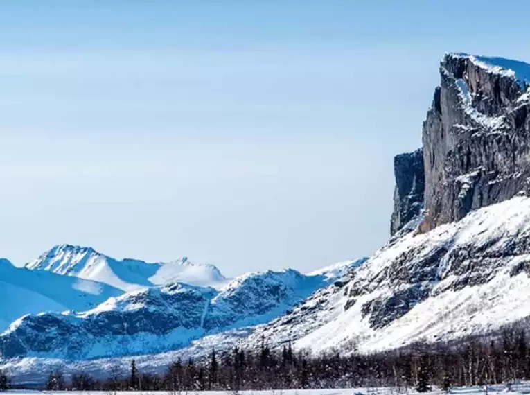 Schneeschuhwandern im Lappland