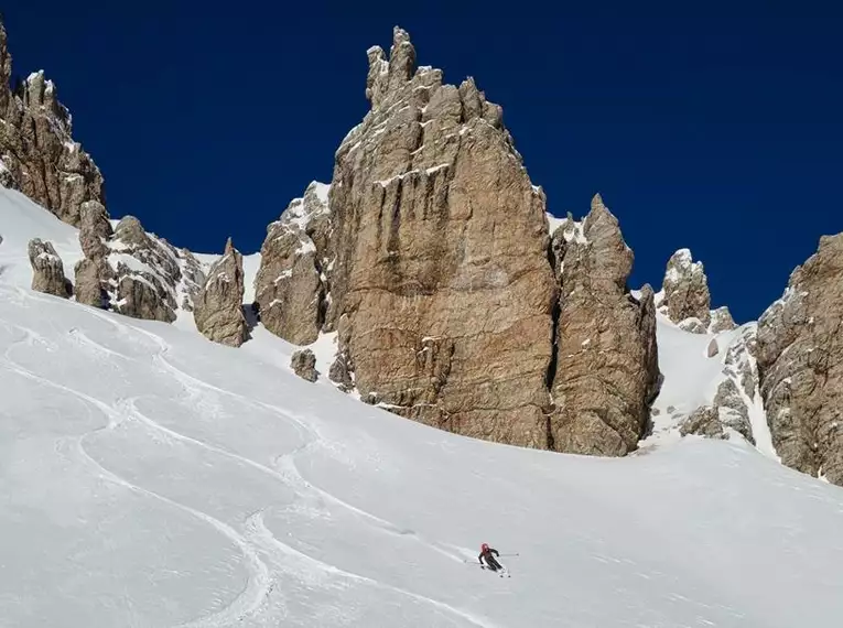 Unsere Dolomiten Skidurchquerung