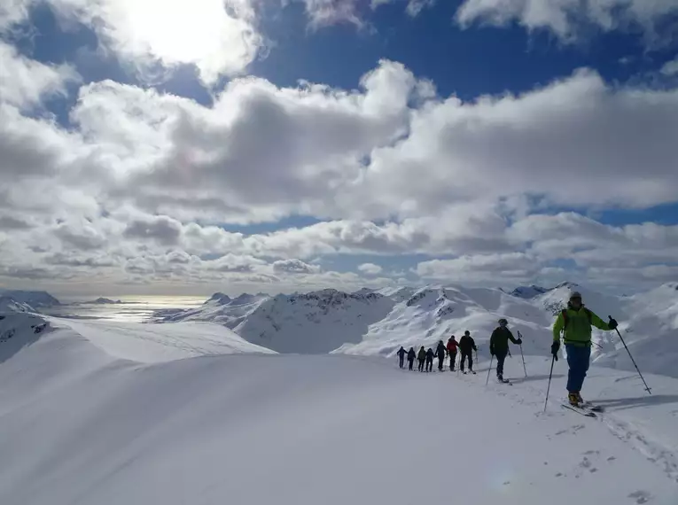 Skitouren Kvaløya - Norwegen's Geheimtipp