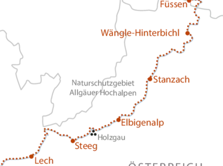 Der Lech - einen der letzten Wildflüsse gemütlich erwandern