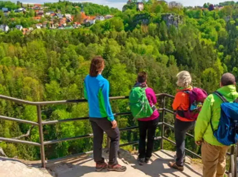 Entlang des Malerwegs im Elbsandsteingebirge