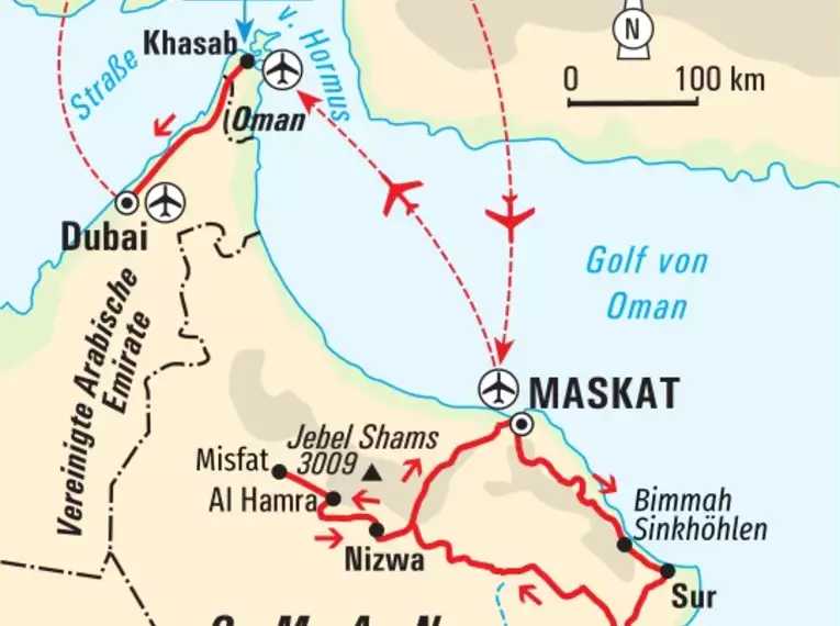 Oman – Berge, Wüste, Fjordlandschaften