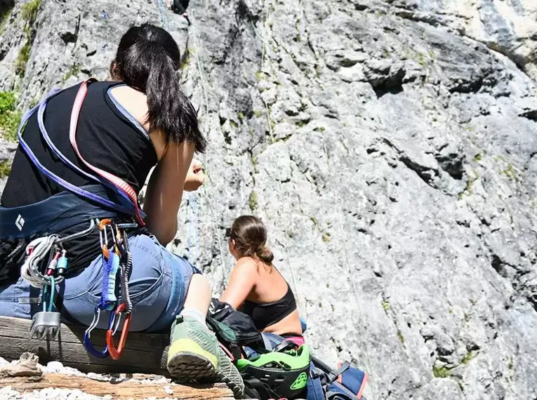 Mehrseillängen Kletterkurs Dolomiten