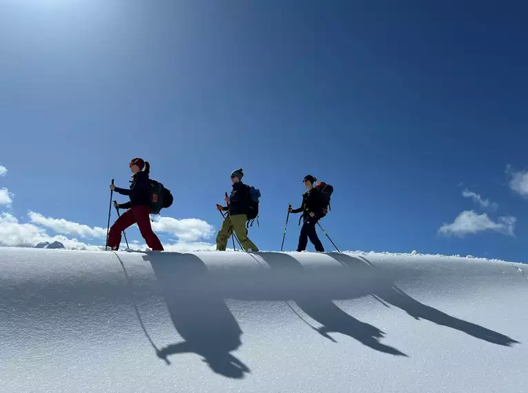 Schneeschuhwandern im Val Maira