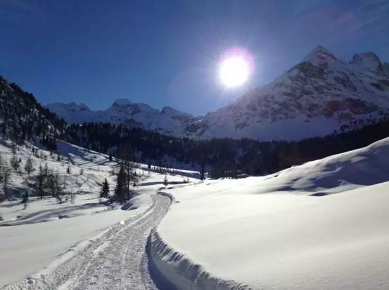 Anspruchsvolle Skitourenwoche auf der Caricc Alm