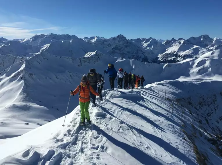 Schneeschuhtouren rund um Oberstdorf, Teil 1