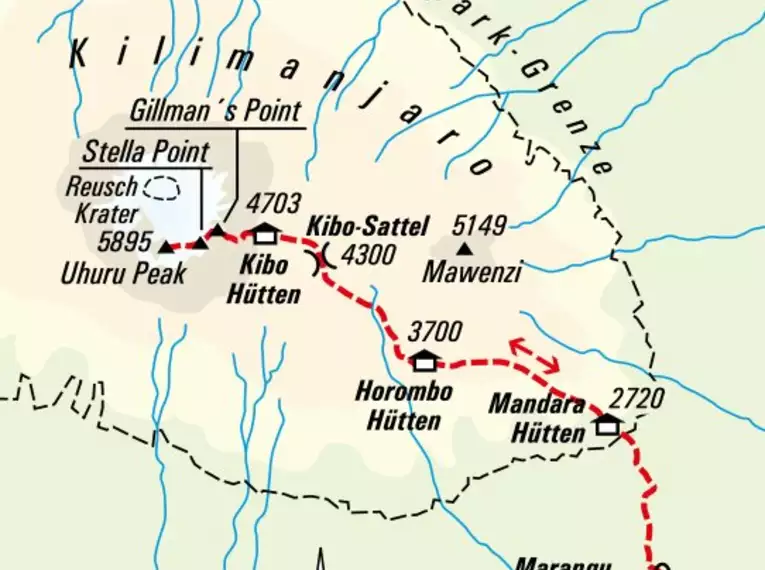 Kilimanjaro: Marangu-Route