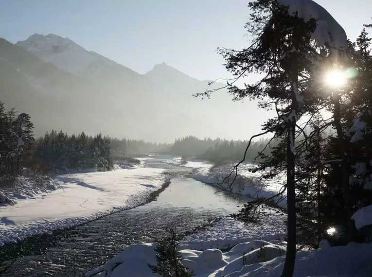 Schneeschuh- und Winterwandern entlang des Lech 