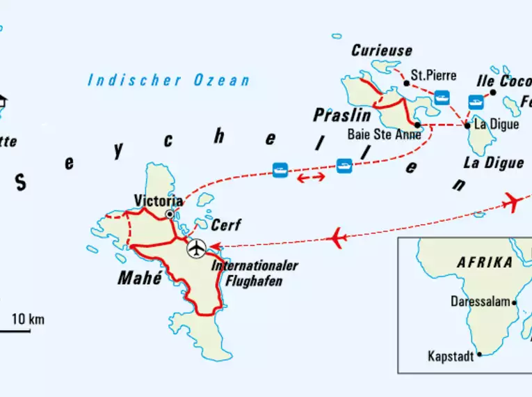 Seychellen - Inselabenteuer zwischen Traumstränden und Granitfelsen