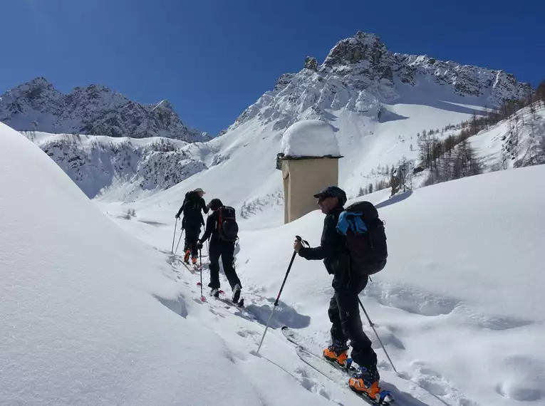 Skitouren Val Grana - mit Charme & Flair