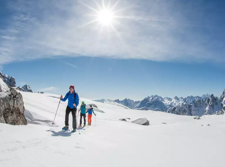 Schneeschuhwandern - Dolomitendurchquerung