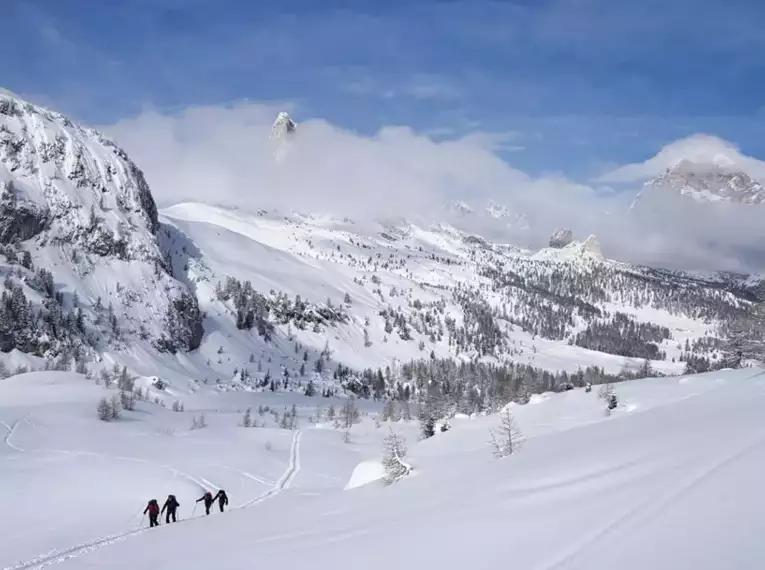 Wochenend-Skitouren auf der Alm