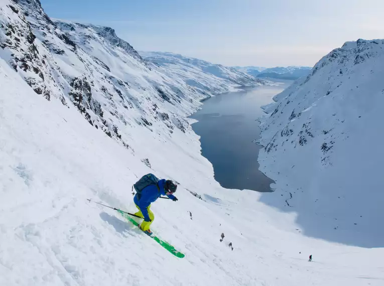 Skitouren am nördlichsten Gletscher Norwegens