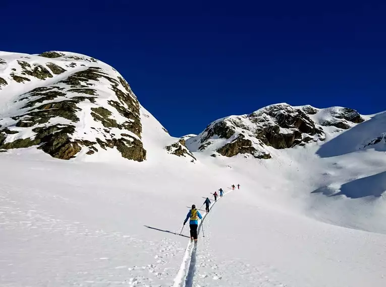 Skitouren Timmelsjoch - Hoch über dem Tal