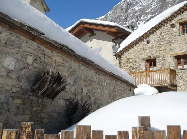 Schneeschuhwandern im Val Maira