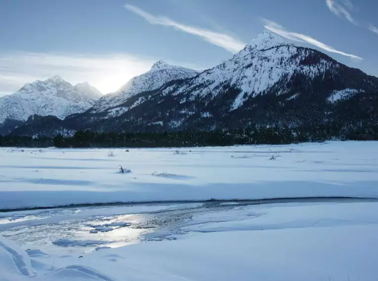 Schneeschuh- und Winterwandern entlang des Lech 