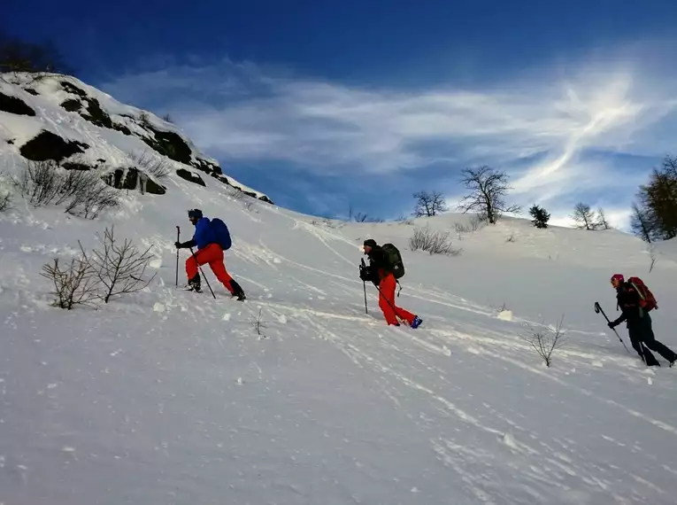 Skitouren Timmelsjoch - Hoch über dem Tal