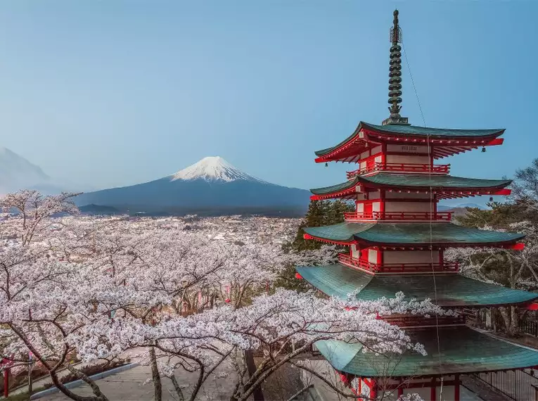 Japan: Kirschblüte oder Herbstlaub zaubern Farbenwunder