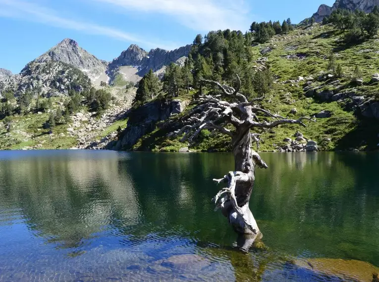 Die Zentralpyrenäen von einem Standort erwandern