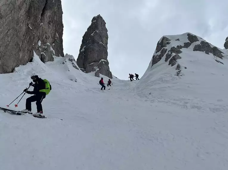 Skidurchquerung Drei Zinnen