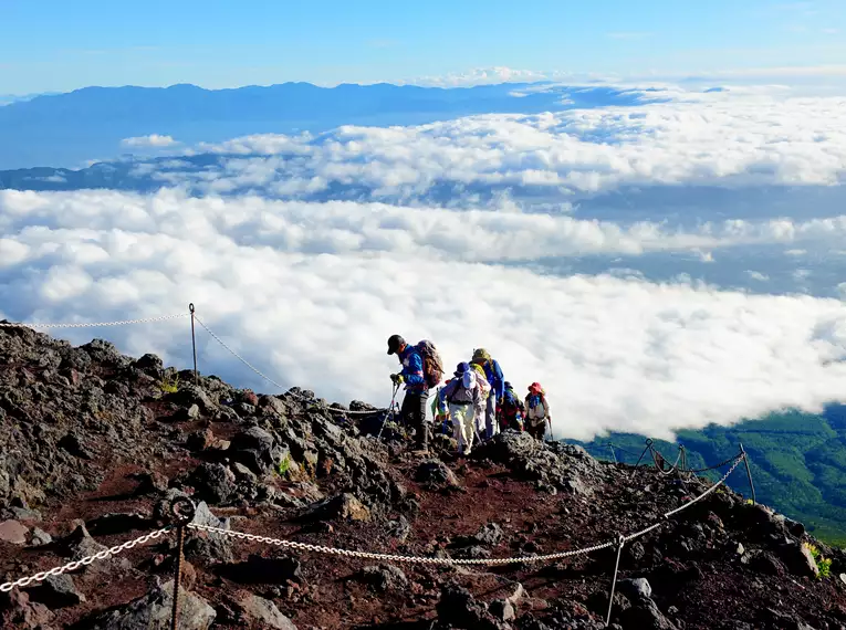 Japan - auf dem Gipfel des Fuji