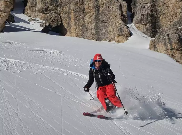 Unsere Dolomiten Skidurchquerung