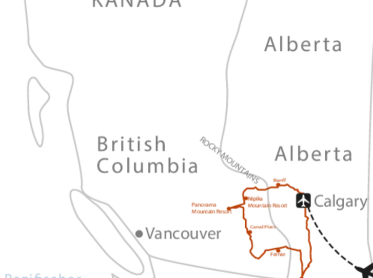 Kanada - Die Rocky Mountains auf verborgenen Wegen entdecken