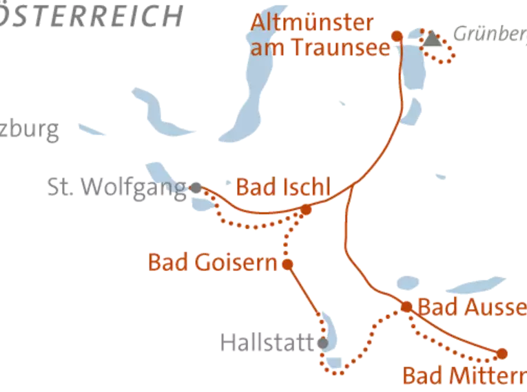 Individuelle Wanderwoche im abwechslungsreichen Salzkammergut mit Komfort