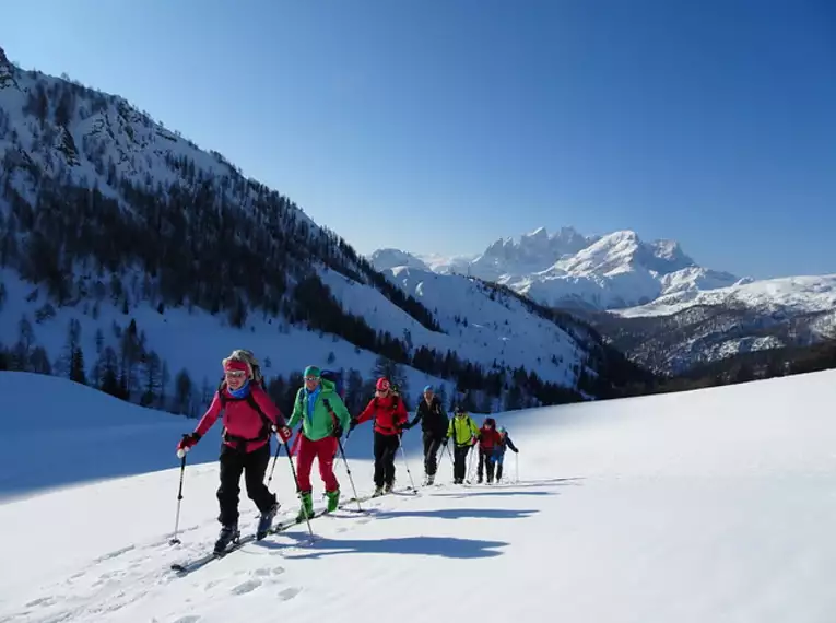 Unsere Dolomiten Skidurchquerung