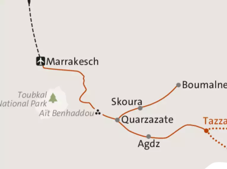 Marokko - Marrakesch und den Zauber der Sahara erwandern