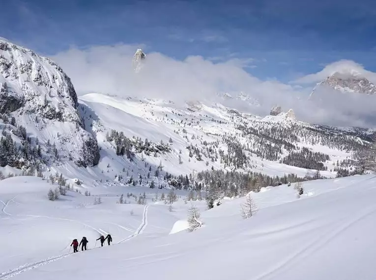 Unsere Dolomiten Skidurchquerung