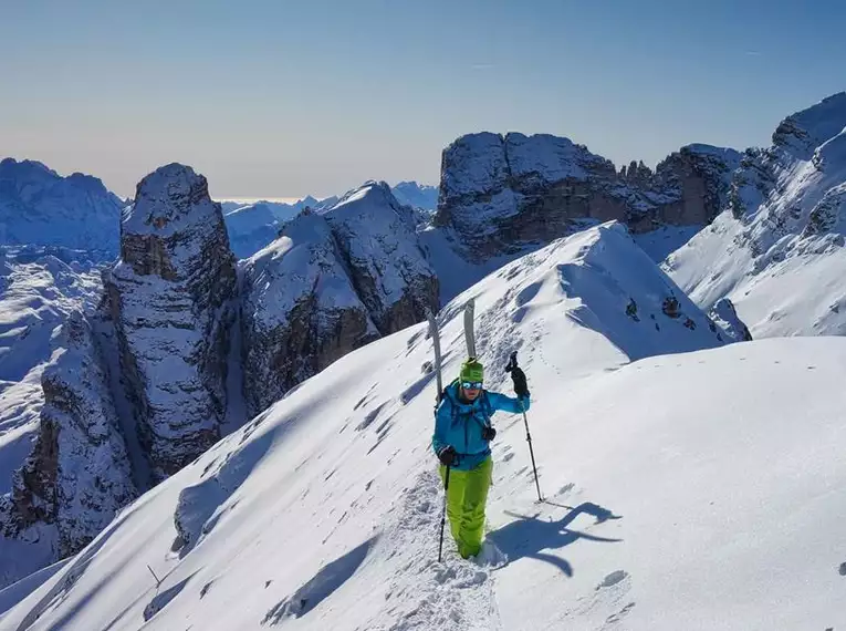 Verlängertes Skitourenwochenende Fanes-Dolomiten